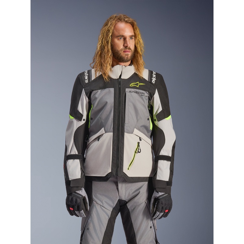Andes V4 Drystar Veste S Dk Gray Ice Gray Bk Yllw Fluo
