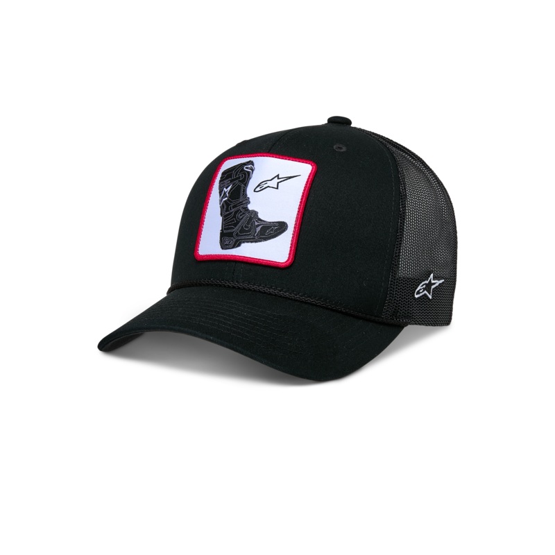 Casquette Trucker Booted One Size Black Black