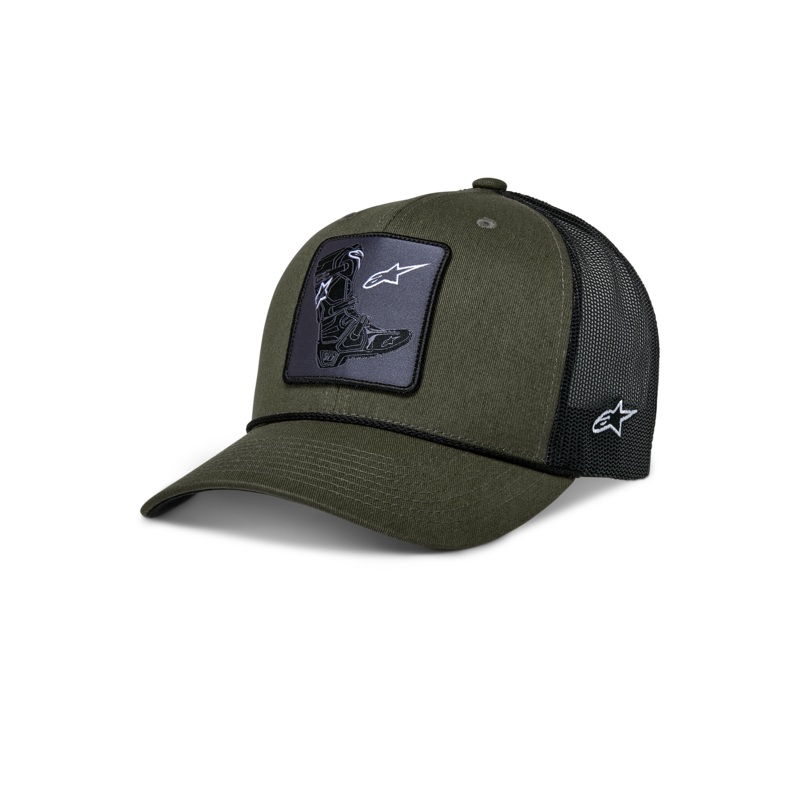 Casquette Trucker Booted One Size Military Black