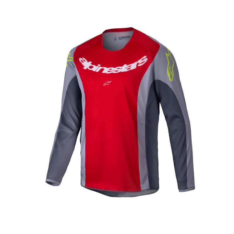 Maillot Racer Melt 2025 Jeunes S Rouge vif Gris