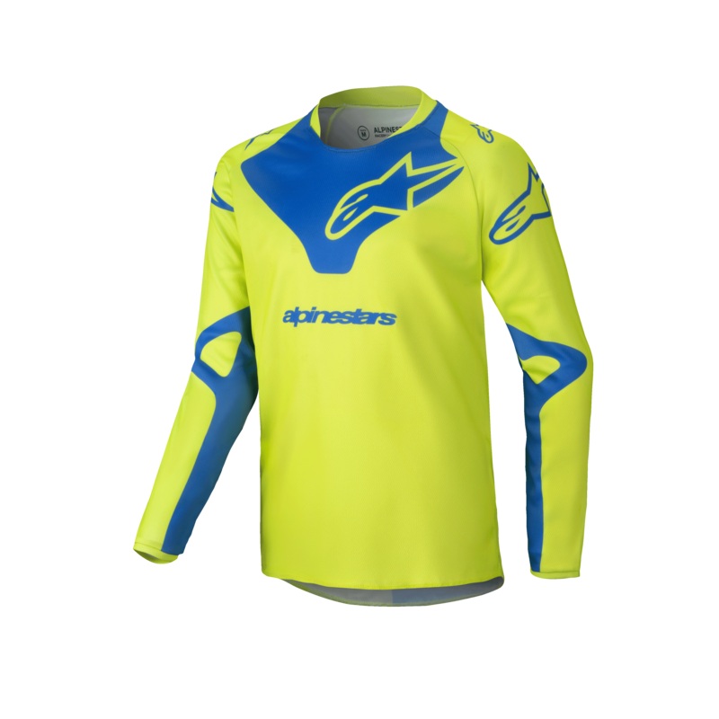 Maillot Racer Veil 2025 Jeunes S Jaune Bleu fluo