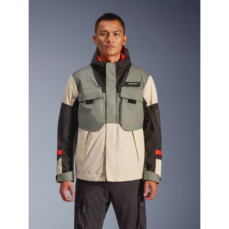 Mospher WP Veste S Fur Gray Black Ice