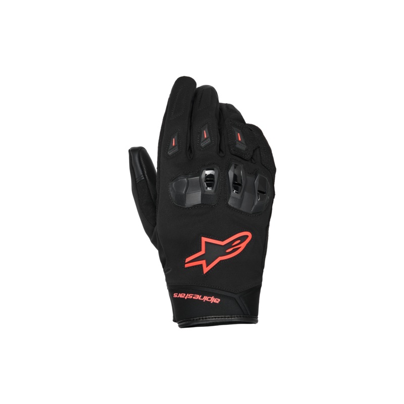 SP X Z WP Gants S Black Red Fluo