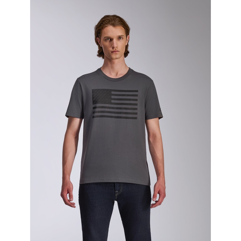 T-shirt Waving CSF – Manches Courtes S Charcoal