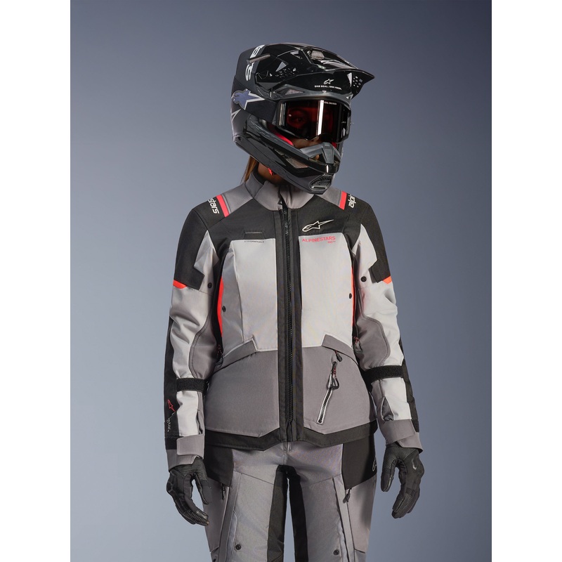 Woman Stella Andes V4 Drystar Veste XS Dk Gray Ice Gray Bk Coral Fl