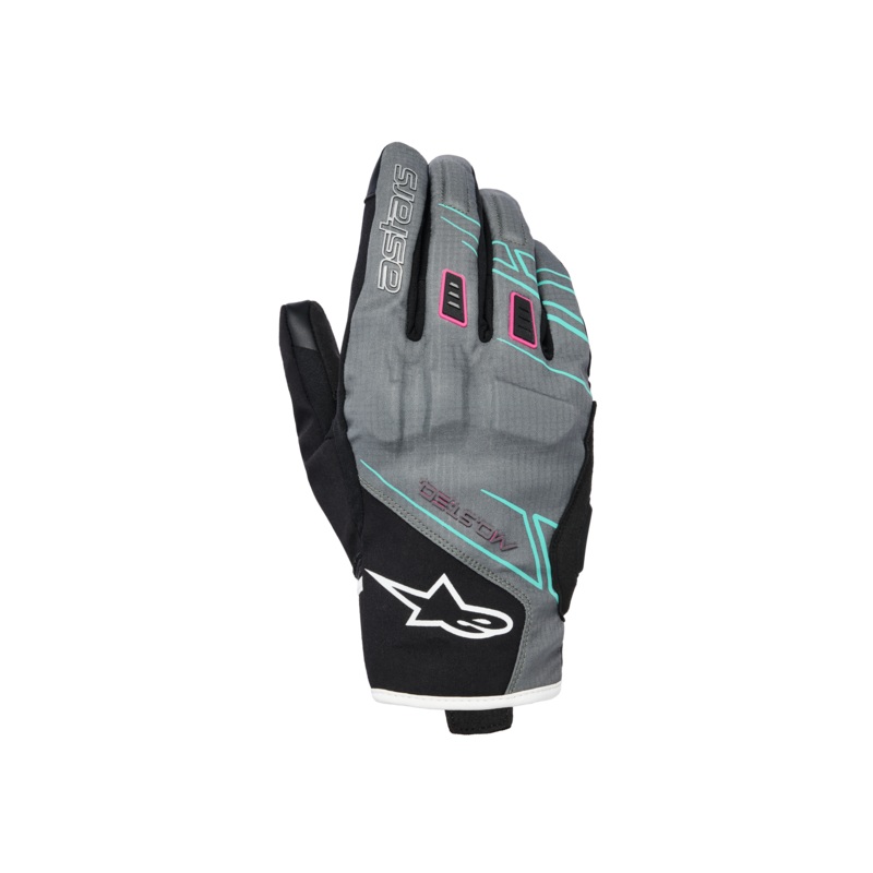 Woman Stella Moblast WP Gants XS Fur Gray Black Pink Fluo