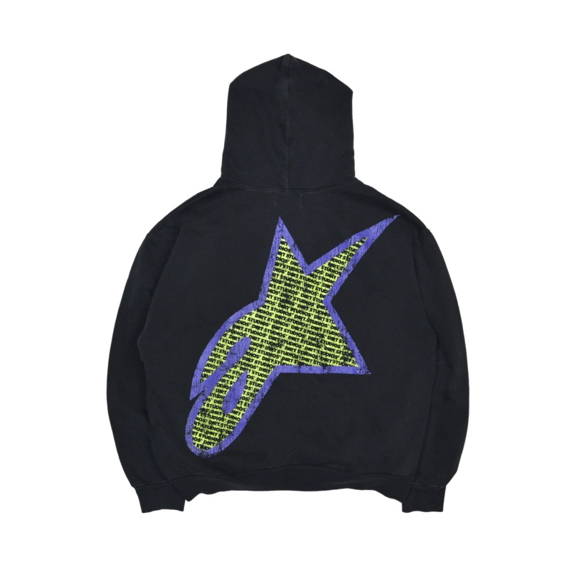 dition Limite Sweat  Capuche Dirt Studios Iconic S Noir vieilli